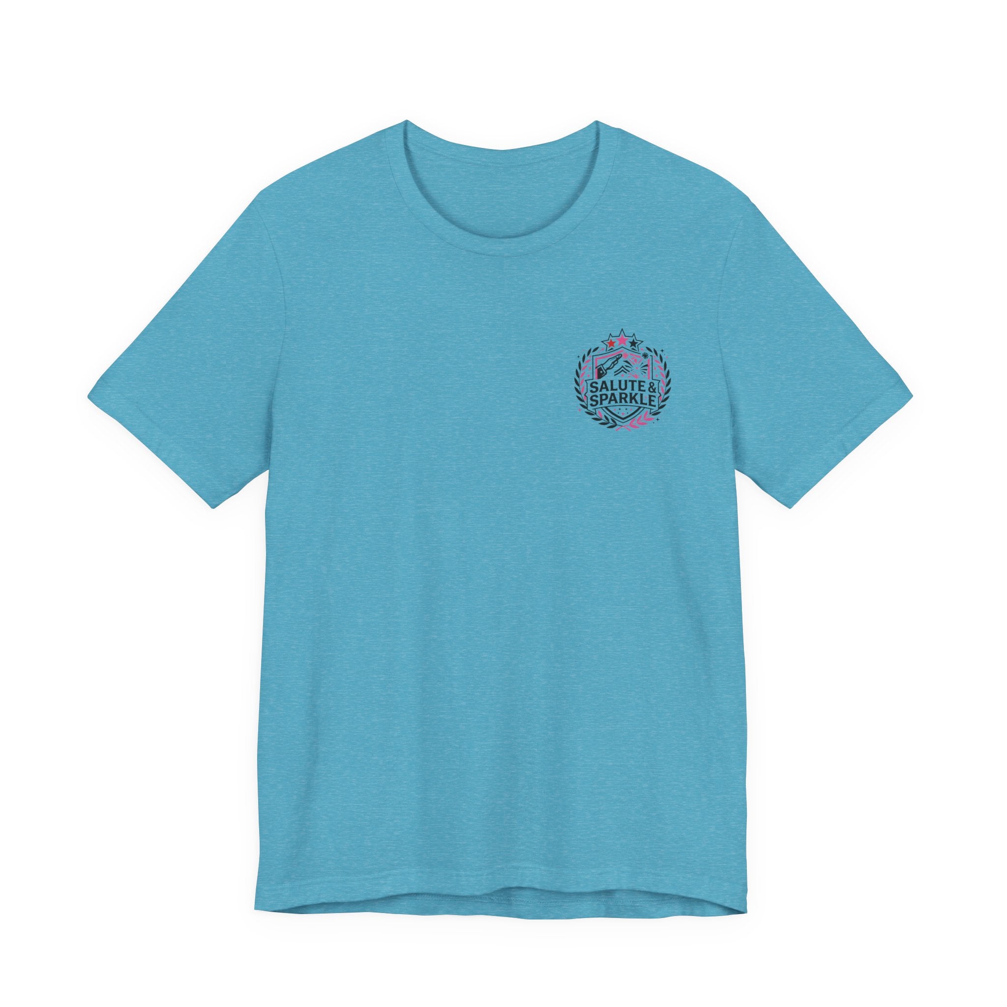 Cheerleader Life Tee — "Eat. Sleep. Cheer. Repeat."