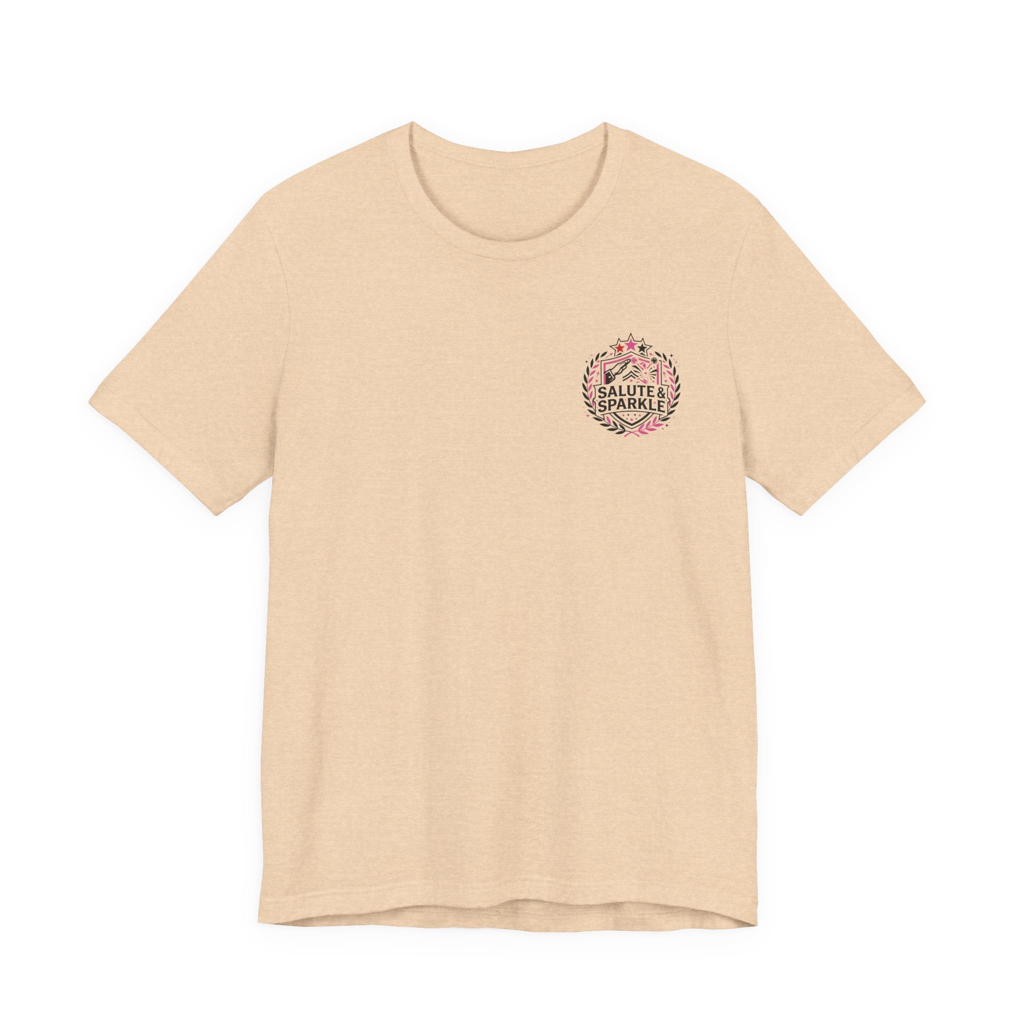 Cheerleader Life Tee — "Eat. Sleep. Cheer. Repeat."