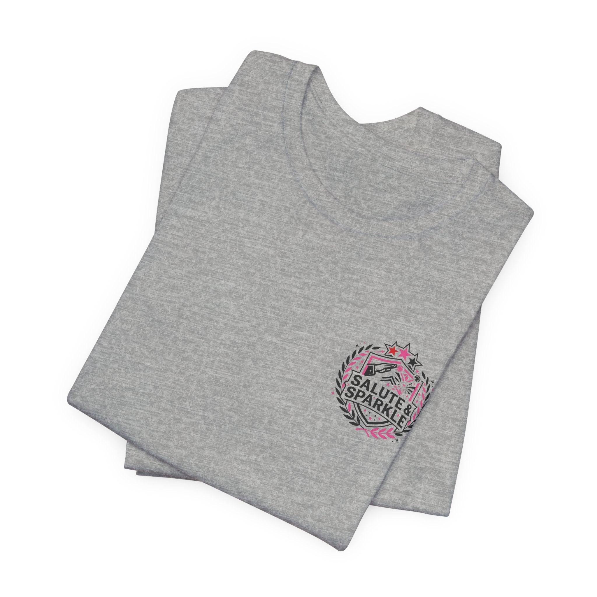 Cheerleader Life Tee — "Eat. Sleep. Cheer. Repeat."