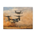 Military Tiltrotor Aircraft Canvas Print – Osprey V-22 Wall Art