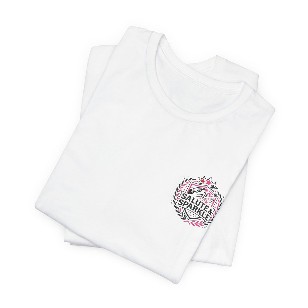 Cheerleader Life Tee — "Eat. Sleep. Cheer. Repeat."