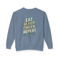 Cheerleader Life Crewneck Sweatshirt — "Eat. Sleep. Cheer. Repeat."
