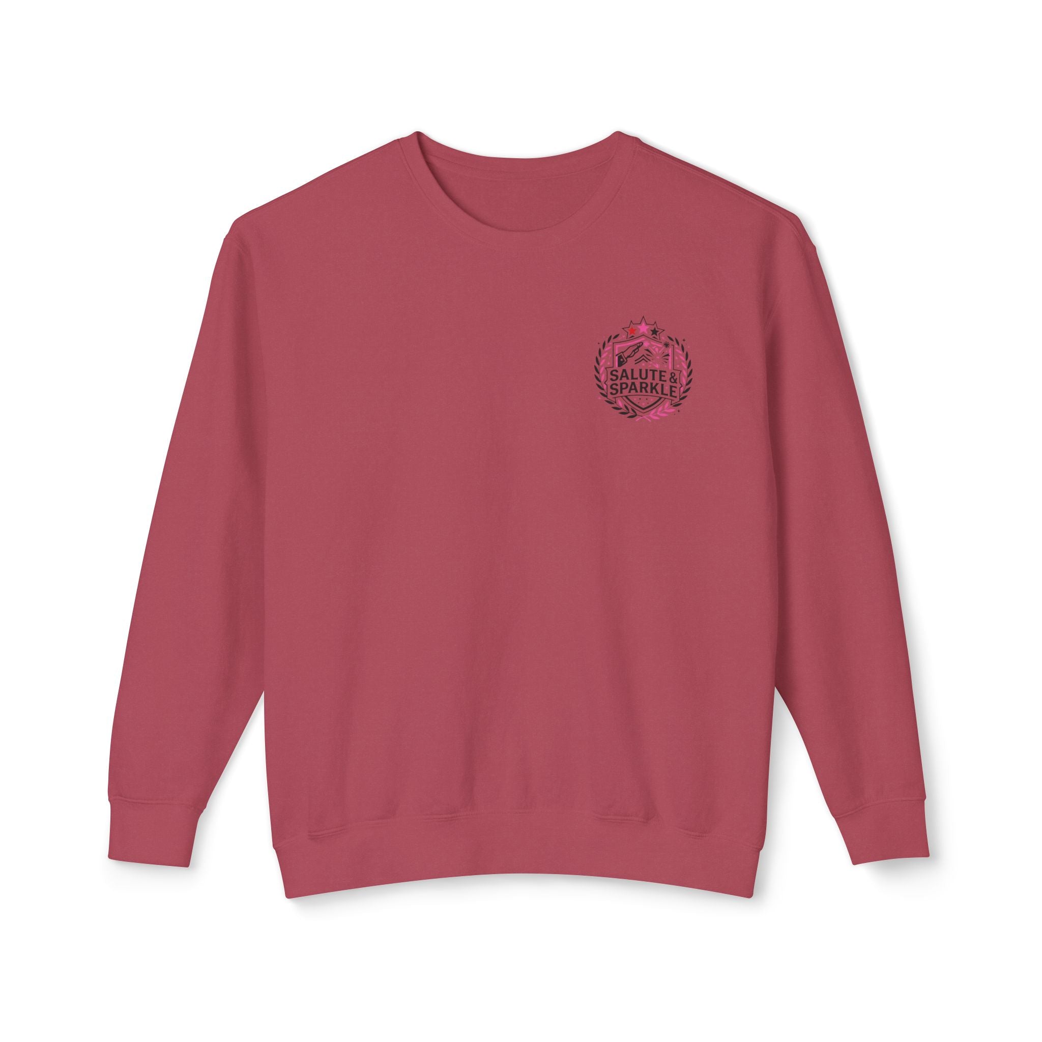 Cheerleader Life Crewneck Sweatshirt — "Eat. Sleep. Cheer. Repeat."