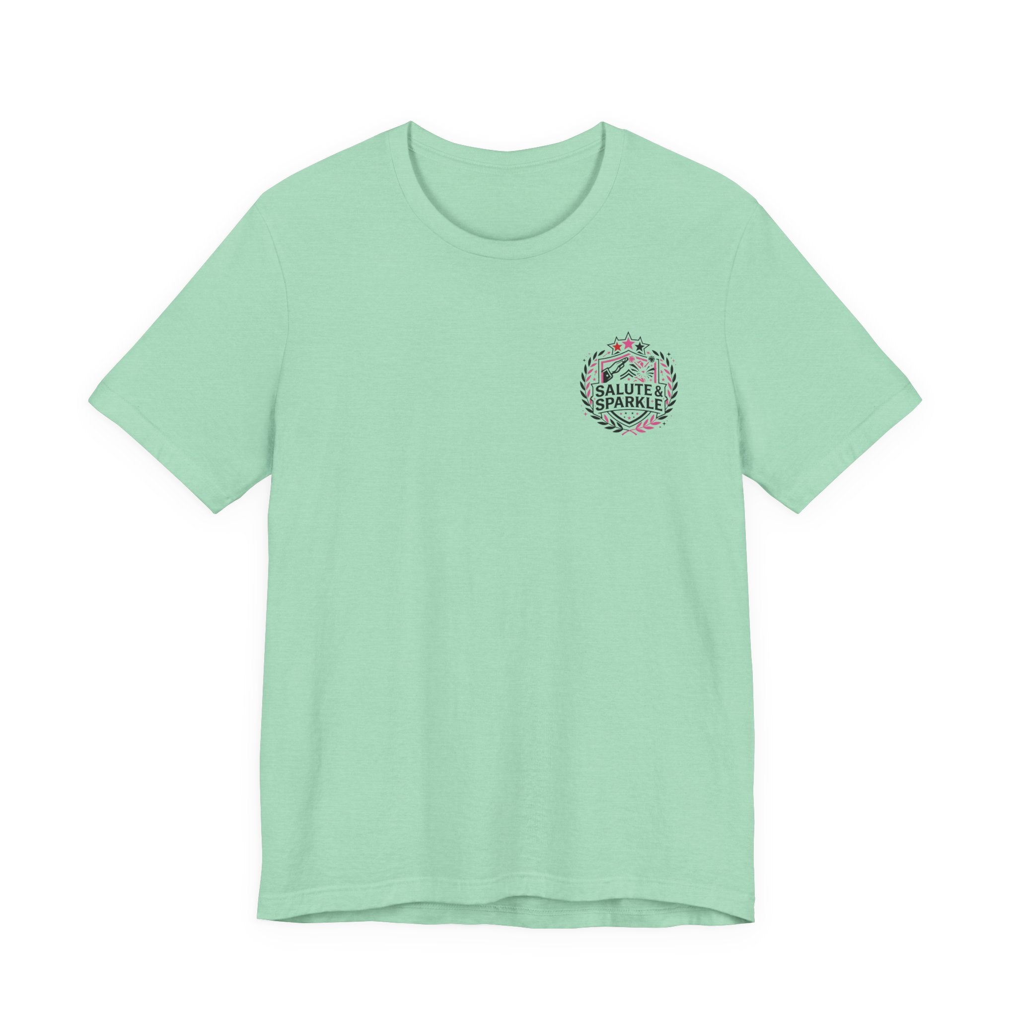 Cheerleader Life Tee — "Eat. Sleep. Cheer. Repeat."