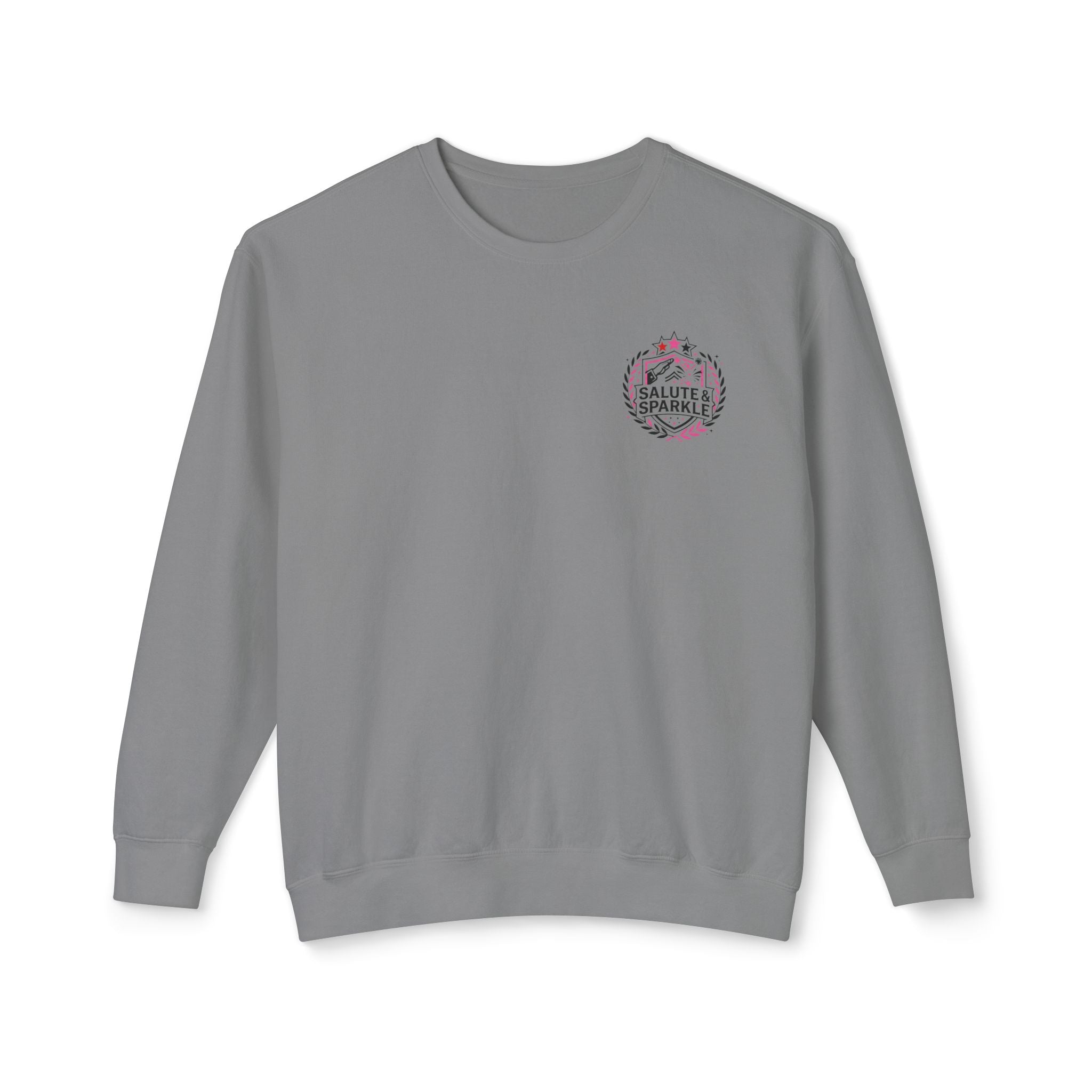 Cheerleader Life Crewneck Sweatshirt — "Eat. Sleep. Cheer. Repeat."