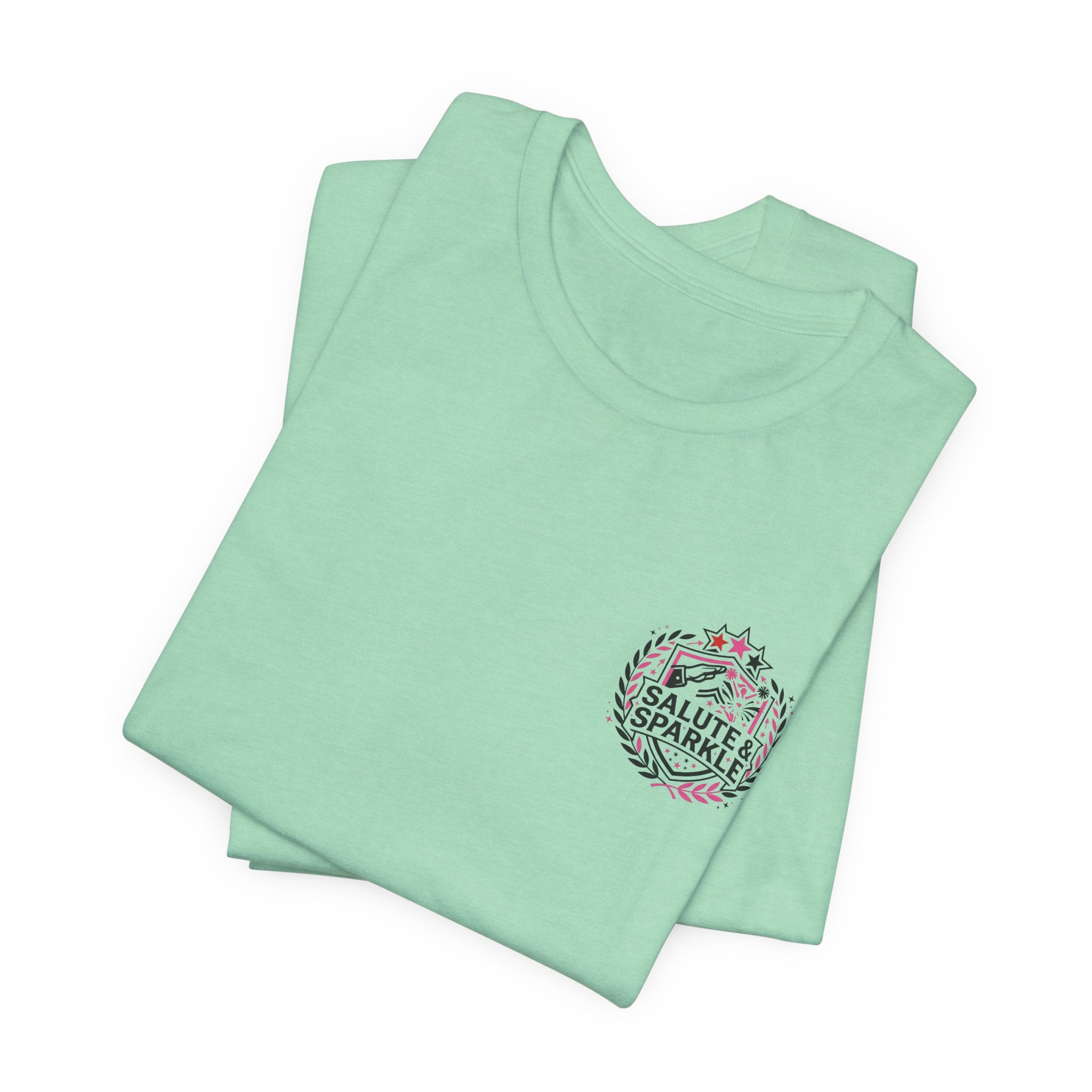 Cheerleader Life Tee — "Eat. Sleep. Cheer. Repeat."